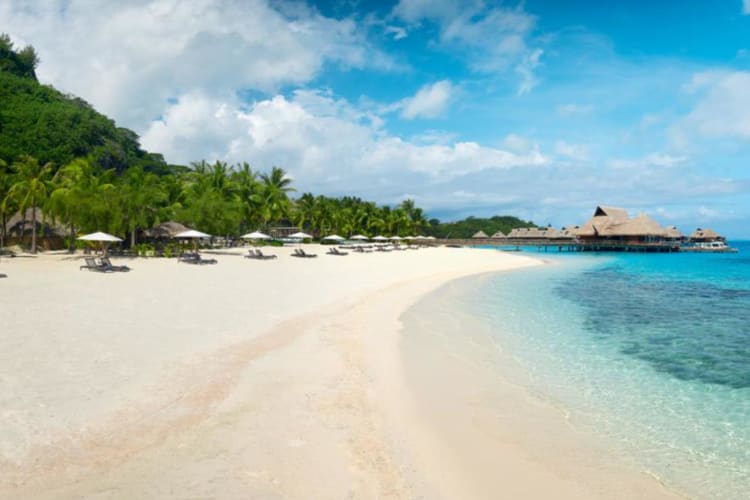 Beach and villas